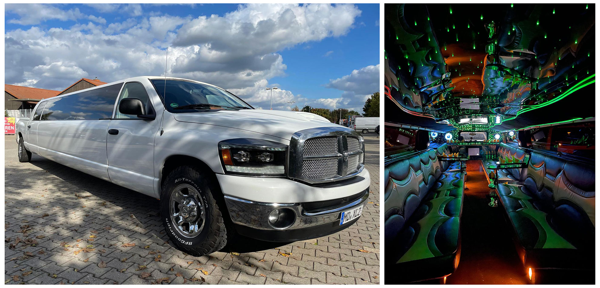 Jetzt Dodge RAM Stretchlimo in Leipzig mieten